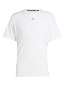 ADIDAS PERFORMANCE Funkcionalna majica siva / bela