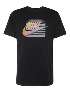 Nike Sportswear Majica 'FUTURA' svetlo siva / korala / črna