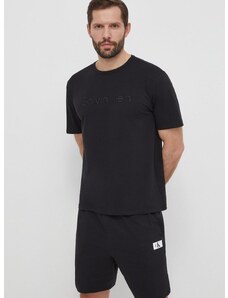 Majica lounge Calvin Klein Underwear črna barva