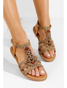 Zapatos Ženski sandali Sinlea kamela