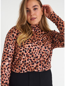 GATE Ženska majica z živalskim vzorcem plus size