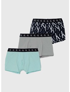 Otroške boksarice Calvin Klein Underwear 2-pack siva barva