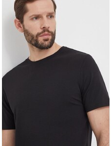 Majica lounge Tommy Jeans 2-pack črna barva