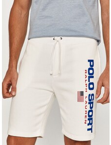 Kratke hlače Polo Ralph Lauren moške, bela barva
