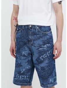 Jeans kratke hlače Tommy Jeans moški, mornarsko modra barva