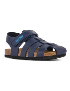 Otroški sandali Geox GHITA mornarsko modra barva