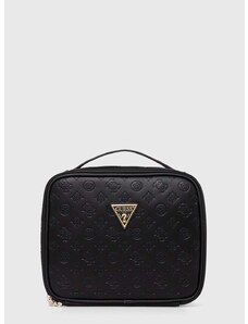 Kozmetična torbica Guess črna barva, TWD745 20450