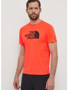 Športna kratka majica The North Face Reaxion Easy rdeča barva, NF0A4CDVQI41