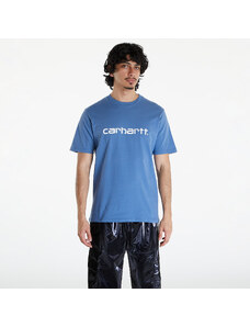 Carhartt WIP Short Sleeve Script T-Shirt UNISEX Sorrent/ White