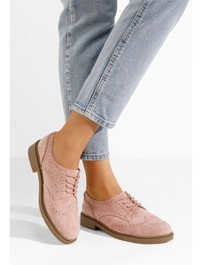 Zapatos Brogue čevlji Cametia roza