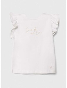 Majica za dojenčka zippy bela barva