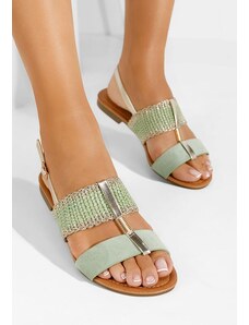 Zapatos Ženski sandali Almita zelena