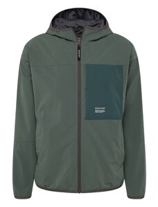 Revolution Prehodna jakna temno siva / žad / temno zelena / bela