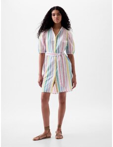GAP Linen Striped Mini Dress - Women's