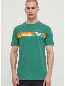 Bombažna kratka majica Ellesse Sorranta T-Shirt moška, zelena barva, SHV20128
