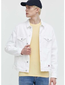 Jeans jakna Tommy Jeans moška, bela barva
