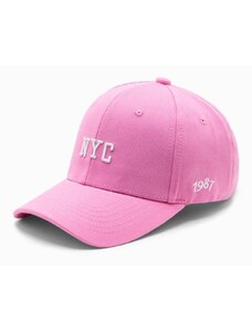 Inny Modna rožnata kapa s šiltom NYC H157
