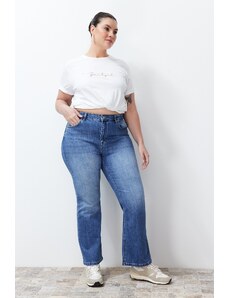 Trendyol Curve Light Blue More Sustainable High Waist Flare Jeans