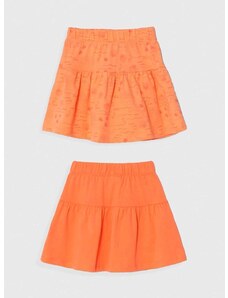 Otroško bombažno krilo zippy 2-pack oranžna barva