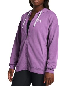 Mikica s kapuco Under Armour Rival Terry Oversized Full-Zip Hoodie 1386043-560