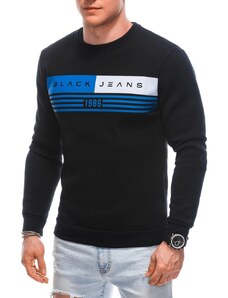 Inny Trendovski črn pulover brez kapuce B1661