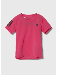 Otroška kratka majica adidas Performance roza barva