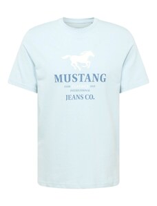 MUSTANG Majica 'Austin' marine / svetlo modra / bela