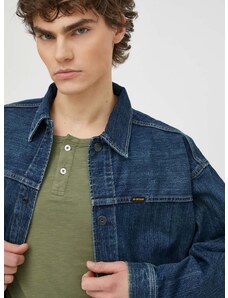 Jeans jakna G-Star Raw moška, mornarsko modra barva