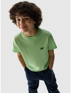 Boys' Plain T-Shirt 4F - Green