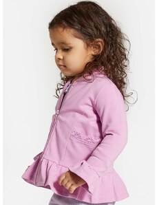 Pulover za dojenčka Coccodrillo roza barva