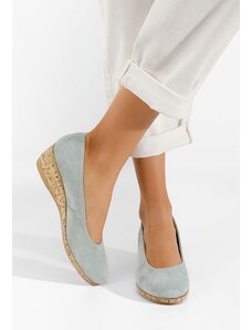Zapatos Čevlji s platformo Sonia Svetlo modra