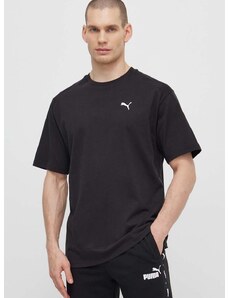 Bombažna kratka majica Puma RAD/CAL moška, črna barva, 678913