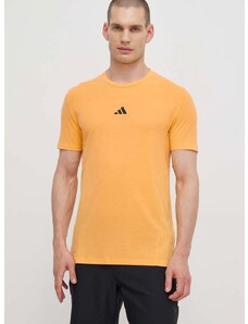 Kratka majica za vadbo adidas Performance D4T rumena barva, IS3818