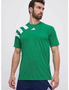 Kratka majica za vadbo adidas Performance Fortore 23 zelena barva, IT5655