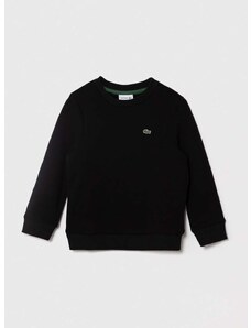 Otroški pulover Lacoste črna barva