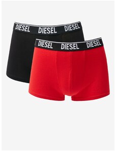 Set of two men's boxer shorts in red and black Diesel - Men