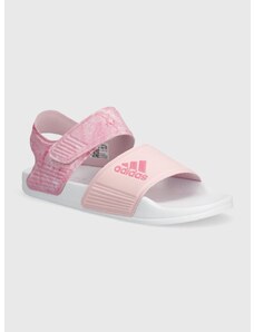 Otroški sandali adidas ADILETTE SANDAL K roza barva