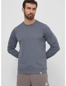 Majica z dolgimi rokavi Fjallraven High Coast Lite Sweater moška, siva barva, F87307