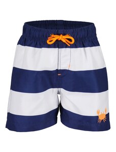 BLUE SEVEN Kratke kopalne hlače ultra mornarsko modra / oranžna / bela