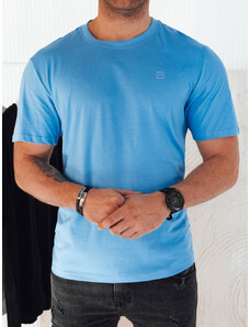 Men's T-shirt with light blue Dstreet print