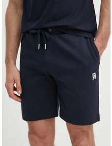 Kratke hlače Tommy Hilfiger moške, mornarsko modra barva, MW0MW34401