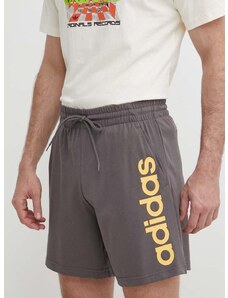 Kratke hlače adidas moške, siva barva, IS1388