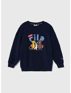Otroški pulover Fila LAATZEN mornarsko modra barva