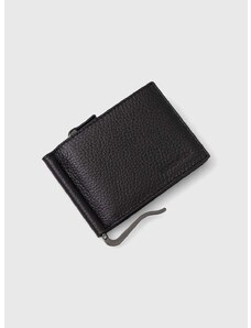 Usnjena denarnica Coccinelle moški, črna barva