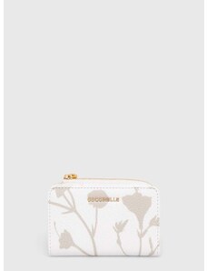 Usnjena denarnica Coccinelle ženski, bela barva