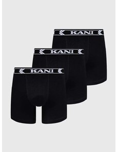 Boksarice Karl Kani 3-pack moški, črna barva