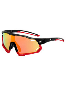VeyRey Športna polarizirana Sončna očala Muscle rdeča/oranžna steklo