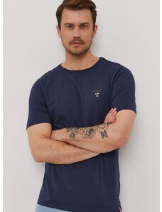 T-shirt Aeronautica Militare moški, mornarsko modra barva