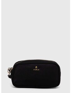 Kozmetična torbica Furla črna barva