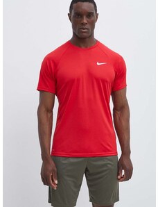 Kratka majica za vadbo Nike rdeča barva